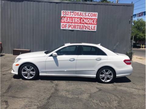 2013 Mercedes-Benz E-Class for sale at Dealers Choice Inc in Farmersville CA