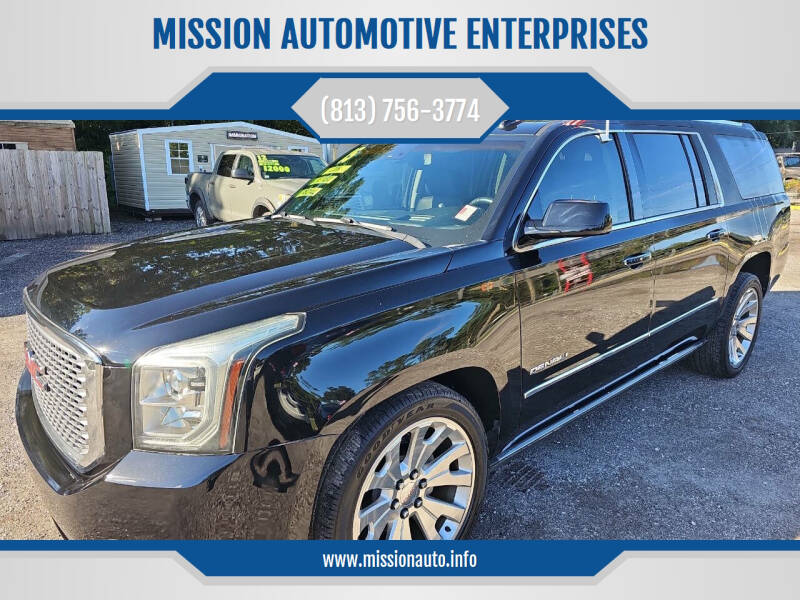 2015 GMC Yukon XL for sale at MISSION AUTOMOTIVE ENTERPRISES in Plant City FL