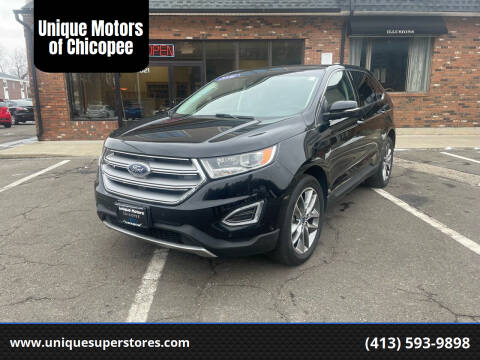 2016 Ford Edge for sale at Unique Motors of Chicopee in Chicopee MA