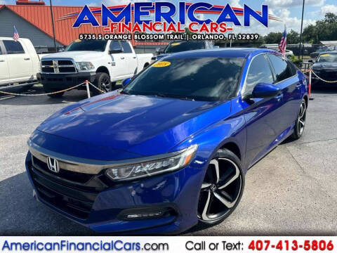 2018 Honda Accord for sale at American Financial Cars in Orlando FL