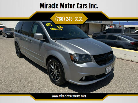 2016 Dodge Grand Caravan for sale at Miracle Motor Cars Inc. in Victorville CA