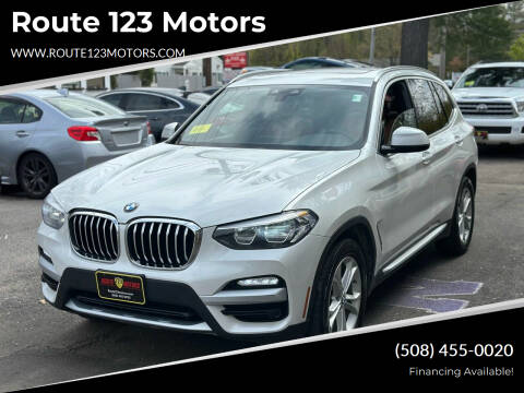 2019 BMW X3 for sale at Route 123 Motors in Norton MA