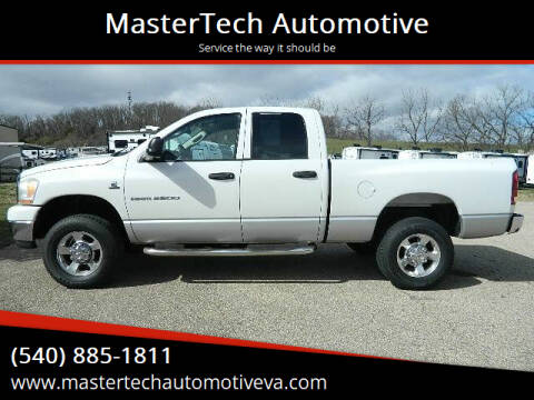 2006 Dodge Ram 2500 for sale at MasterTech Automotive in Staunton VA