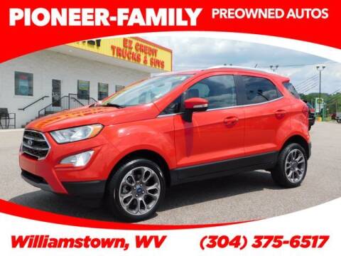 2020 Ford EcoSport for sale at Pioneer Family Preowned Autos of WILLIAMSTOWN in Williamstown WV
