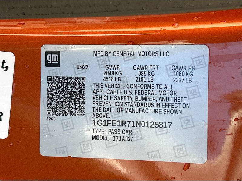 2022 Chevrolet Camaro SS