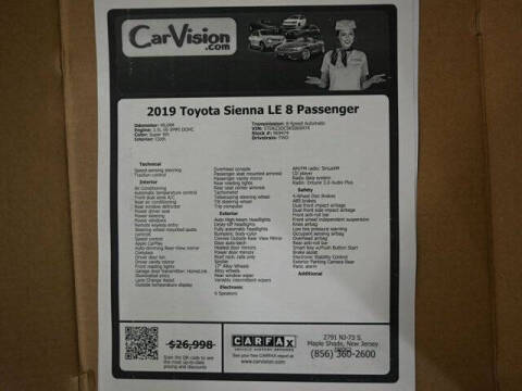 2019 Toyota Sienna