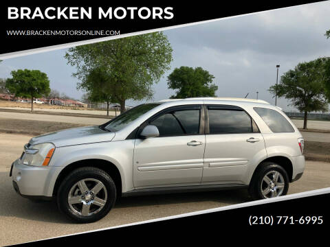 2009 Chevrolet Equinox for sale at BRACKEN MOTORS in San Antonio TX