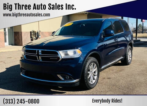 2016 Dodge Durango for sale at Big Three Auto Sales Inc. in Detroit MI