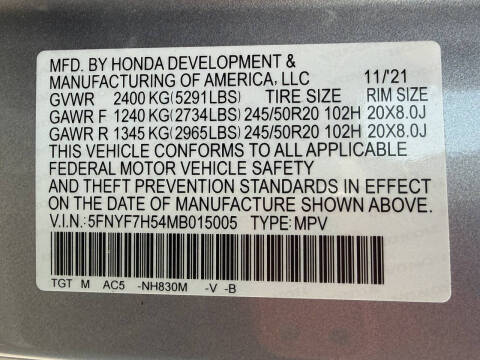 2021 Honda Passport EX-L
