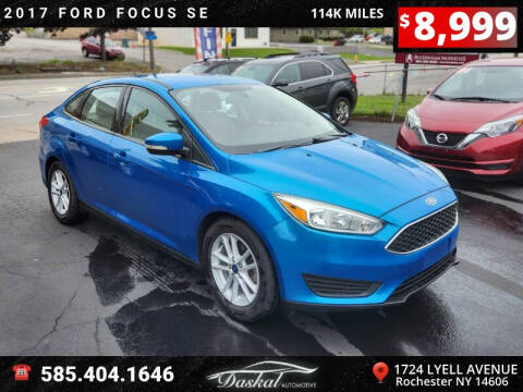 2017 Ford Focus for sale at Daskal Auto LLC in Rochester NY