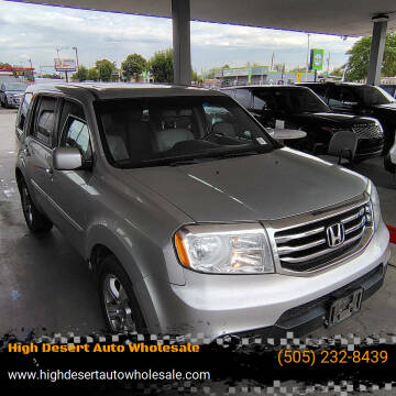 2012 Honda Pilot for sale at High Desert Auto Wholesale in Albuquerque NM