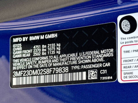 2025 BMW M2