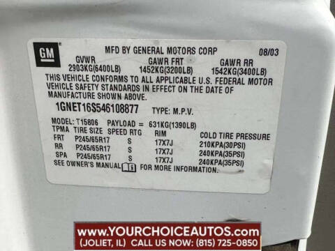 2004 Chevrolet TrailBlazer EXT LS