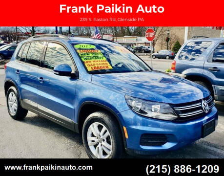 2017 Volkswagen Tiguan for sale at Frank Paikin Auto in Glenside PA