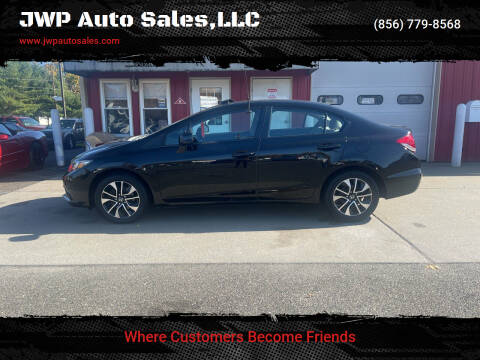 2013 Honda Civic for sale at JWP Auto Sales,LLC in Maple Shade NJ
