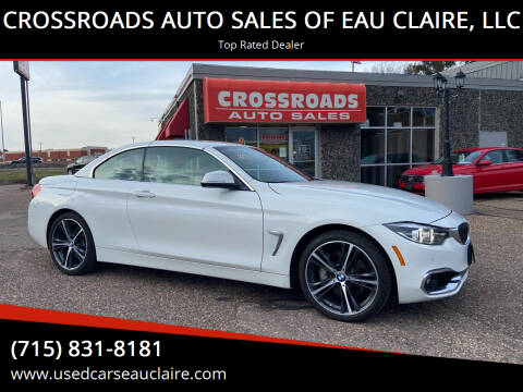 2019 BMW 4 Series for sale at CROSSROADS AUTO SALES OF EAU CLAIRE, LLC in Eau Claire WI