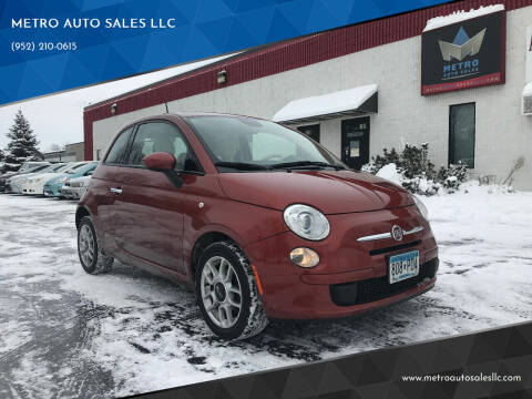 2015 FIAT 500 for sale at METRO AUTO SALES LLC in Lino Lakes MN