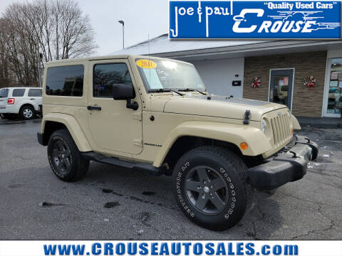 2011 Jeep Wrangler for sale at Joe and Paul Crouse Inc. in Columbia PA