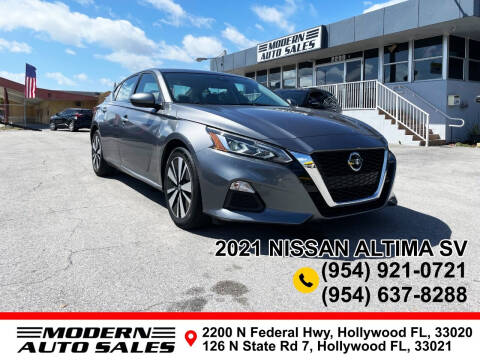 2021 Nissan Altima for sale at Modern Auto Sales in Hollywood FL
