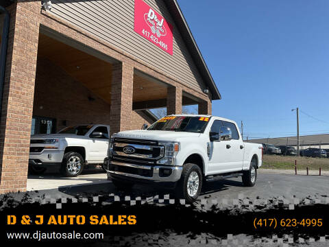 2022 Ford F-250 Super Duty for sale at D & J AUTO SALES in Joplin MO