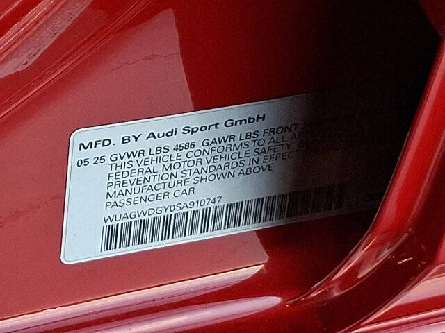 2025 Audi RS 3 2.5T quattro