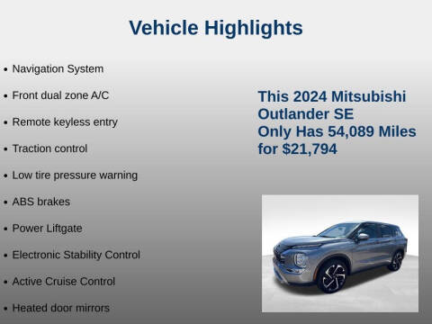 2024 Mitsubishi Outlander SE