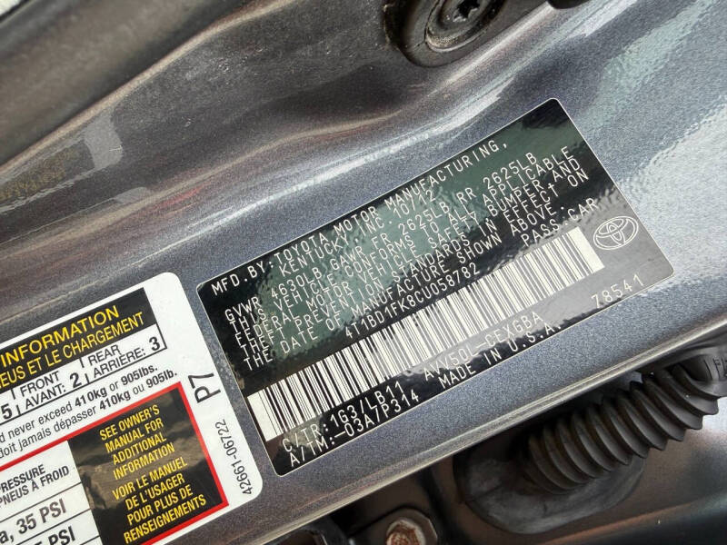 2012 Toyota Camry Hybrid XLE