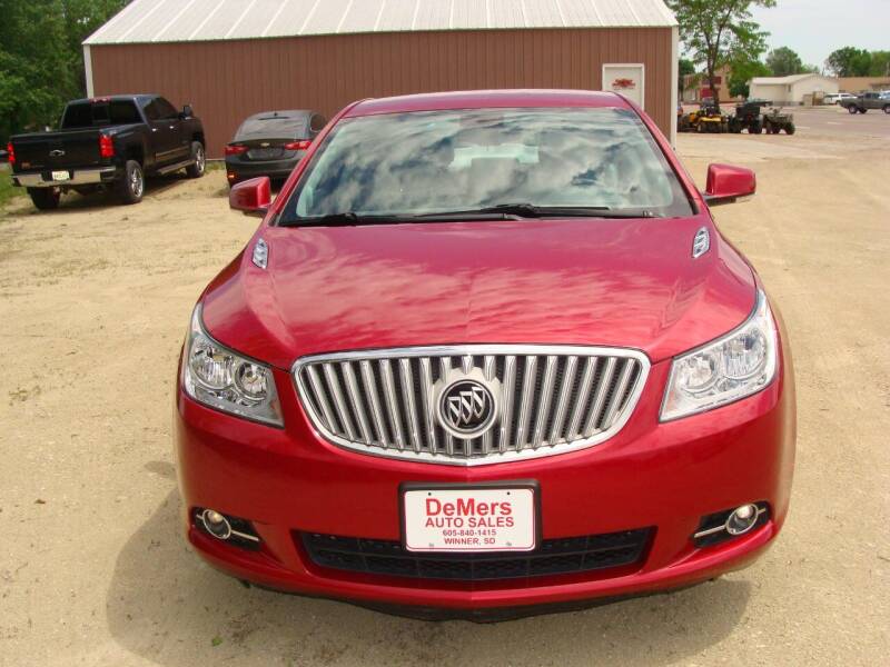 2012 Buick LaCrosse for sale at DeMers Auto Sales in Winner SD