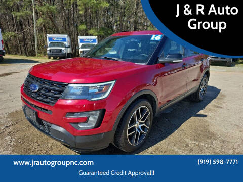 2016 Ford Explorer for sale at J & R Auto Group in Durham NC
