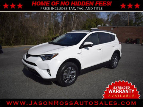 2018 Toyota RAV4 Hybrid for sale at Jason Ross Auto Sales in Burlington NC