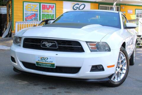 2012 Ford Mustang for sale at Go Auto Sales in Gainesville GA