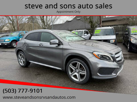 2015 Mercedes-Benz GLA for sale at steve and sons auto sales - Steve & Sons Auto Sales 2 in Portland OR