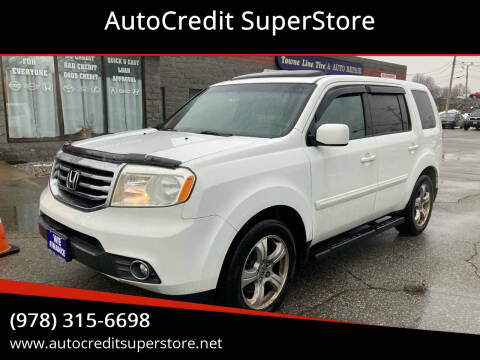 2012 Honda Pilot for sale at AutoCredit SuperStore in Lowell MA