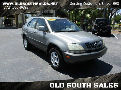 2003 Lexus RX 300 for sale at OLD SOUTH SALES in Vero Beach FL