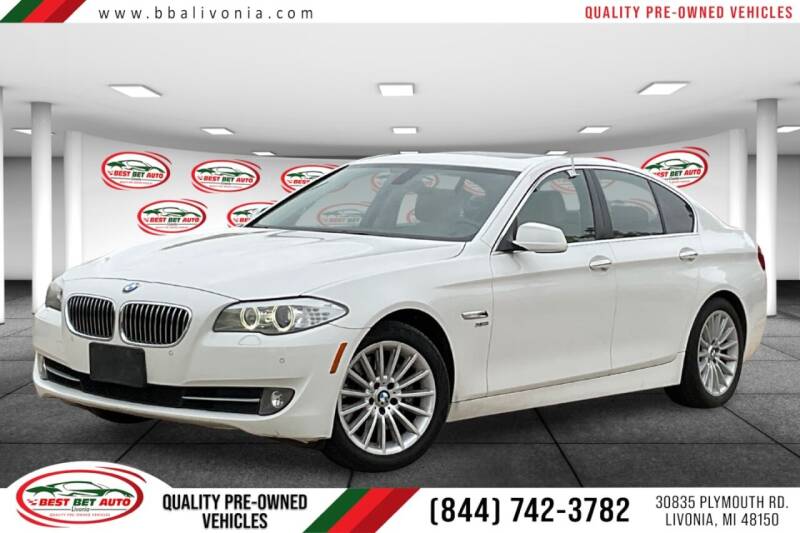 2012 BMW 5 Series for sale at Best Bet Auto in Livonia MI