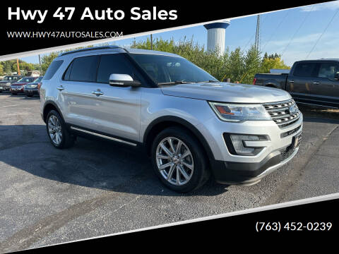 2017 Ford Explorer for sale at Hwy 47 Auto Sales in Saint Francis MN