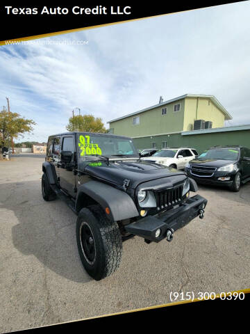 2007 Jeep Wrangler Unlimited for sale at Texas Auto Credit LLC in El Paso TX