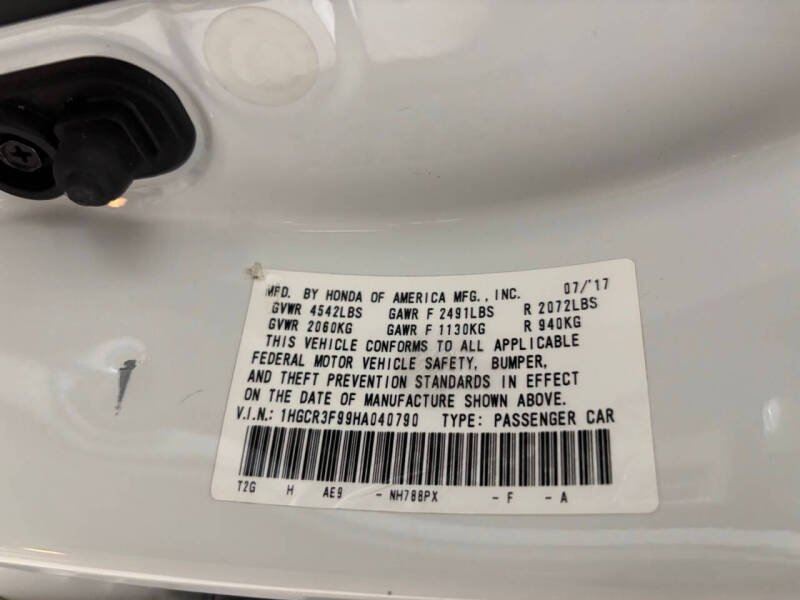 2017 Honda Accord Touring