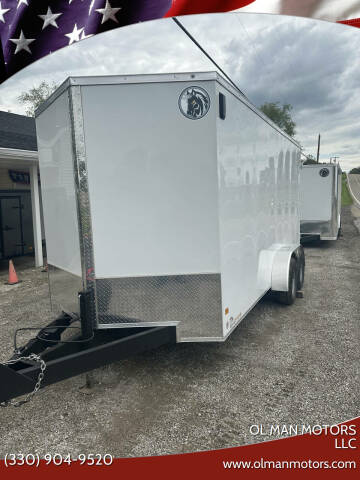 2026 Darkhorse Cargo 7 X 16 for sale at Ol Man Motors LLC - Trailers in Louisville OH
