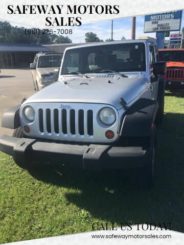 2008 Jeep Wrangler for sale at Safeway Motors Sales in Laurinburg NC