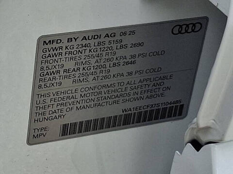 2025 Audi Q3 quattro S line Prem Plus 45 TFSI