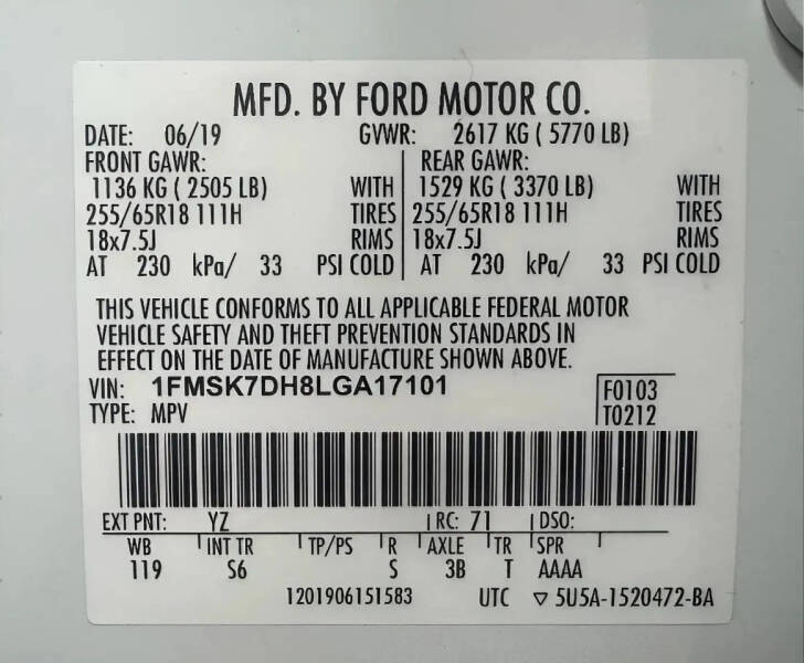 2020 Ford Explorer XLT