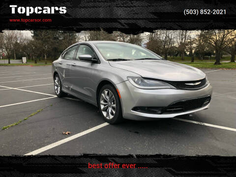 2015 Chrysler 200 for sale at Topcars in Wilsonville OR