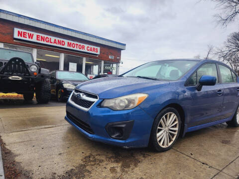 2012 Subaru Impreza for sale at New England Motor Cars in Springfield MA