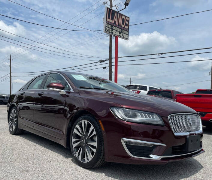 2018 Lincoln MKZ for sale at LLANOS AUTO SALES LLC in Dallas TX