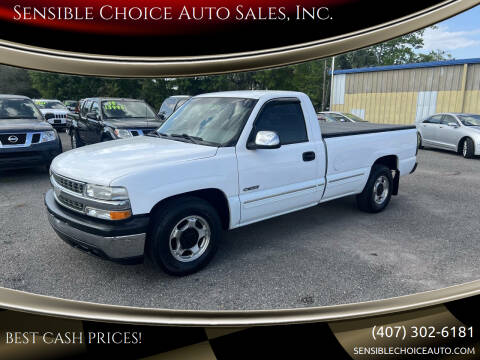 2000 Chevrolet Silverado 1500 for sale at Sensible Choice Auto Sales, Inc. in Longwood FL
