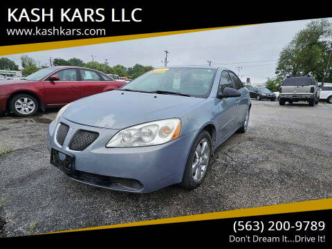 2007 Pontiac G6 for sale at KASH KARS LLC in Davenport IA