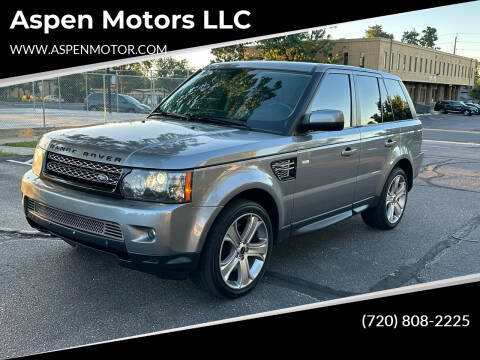 2012 Land Rover Range Rover Sport for sale at Aspen Motors LLC in Denver CO