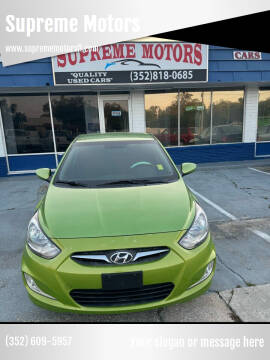 2012 Hyundai Accent for sale at Supreme Motors in Leesburg FL