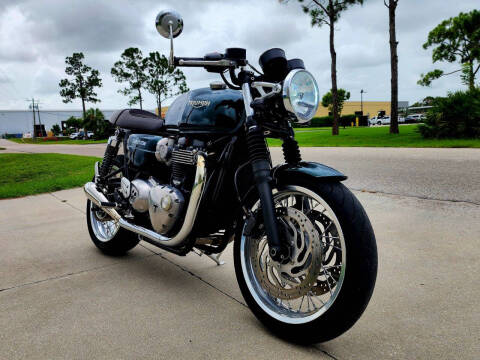 2016 Triumph Thruxton 1200 for sale at Von Baron Motorcycles, LLC. - Motorcycles in Fort Myers FL